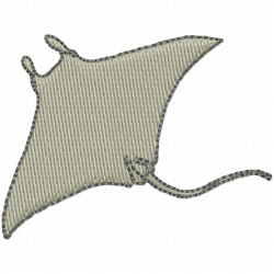 Stingray Embroidery Design 5 Stingray Embroidery Design 5
